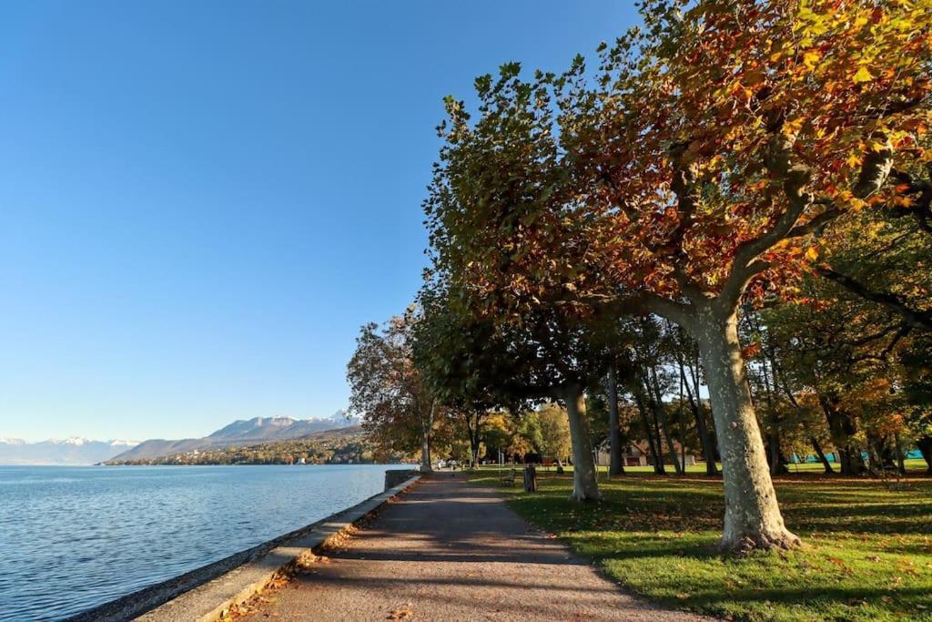 Апартаменты L'Escale Du Leman Амфион-ле-Бен Экстерьер фото